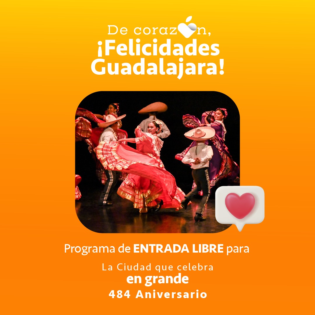 Guadalajara celebra su aniversario 484 con una serie de actividades en la ciudad.