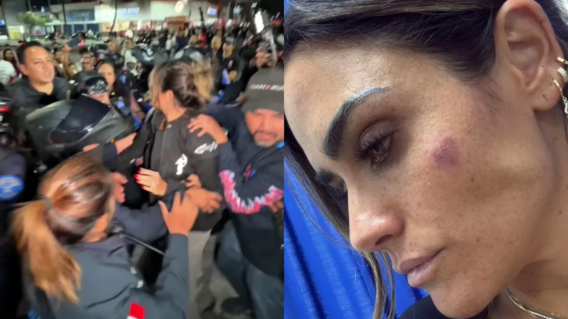 La alcaldesa de la Cuauhtémoc emitió un comunicado donde informó ser víctima de agresiones en operativo.