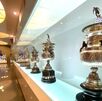 Trofeos de Chivas en el museo del Estadio Akron.