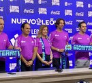 Directivos del Mundial 2026 en Monterrey encargados de anunciar el Legacy Run Cup.