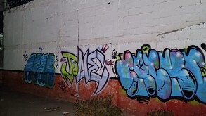 Graffiti en calles de Torreón