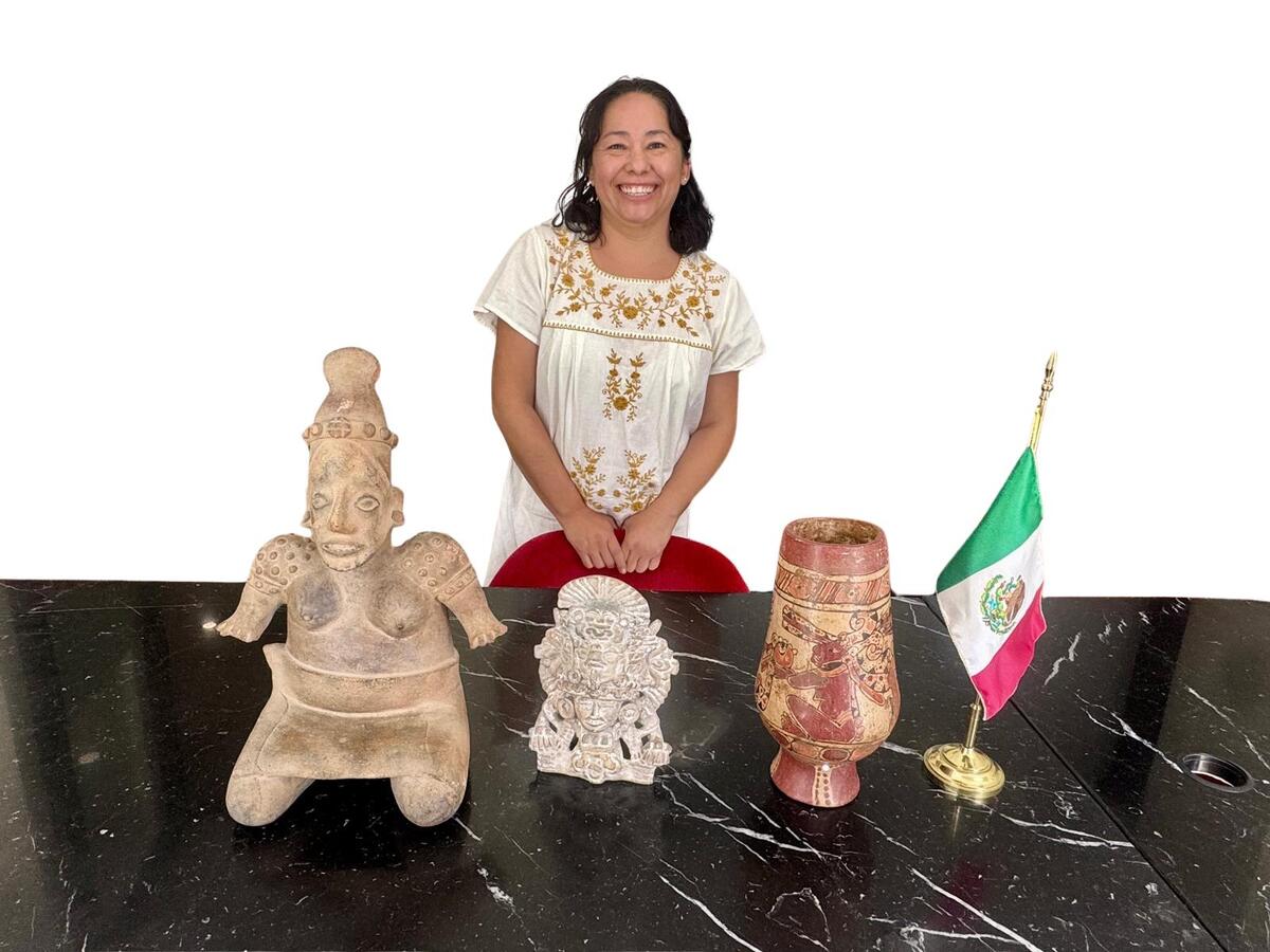 Portugal regresa pieza arqueológica proveniente de Jalisco, subastada ilegalmente en el país lusitano.