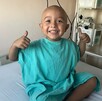 Emiliano, niño que lucha contra el cáncer en Nuevo León.