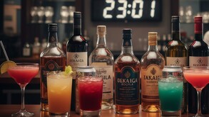 Generada con IA de alcohol y prohibición.