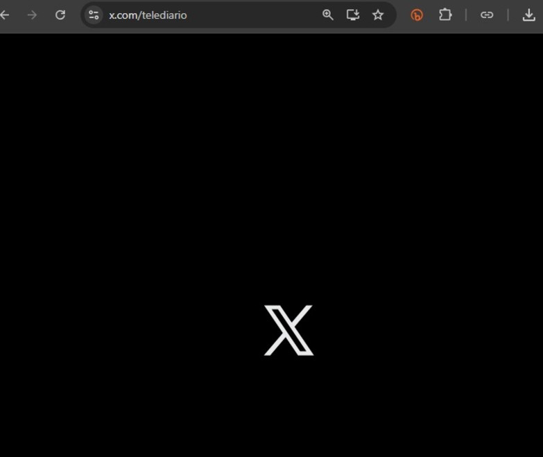 Página web de X teniendo fallas este lunes 16 de febrero 2026.