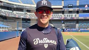 Omar Rentería buscará un lugar en el roster de Sultanes para la temporada 2026 en la Liga Mexicana de Beisbol.