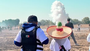 Miles de personas acudieron a la comunidad de San Juan de la Vega para cumplir promesas y rendir tributo a San Juan Bautista.