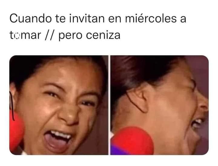 Conoce los mejores memes del Miércoles de Ceniza 2026