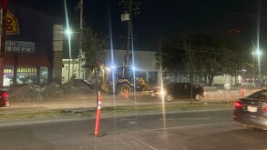 Trabajos de Agua y Drenaje en avenida Chapultepec en Guadalupe.