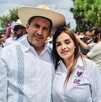 Grecia Quiroz acudió a la Fiscalía General del Estado en Morelia para presentar la denuncia por el homicidio de su esposo.