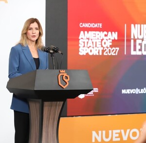 Presentación oficial de Nuevo León para ser candidato a Estado Americano del Deporte 2027.