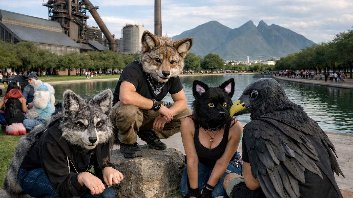 Mega Reunión Therian en Parque Fundidora en Monterrey