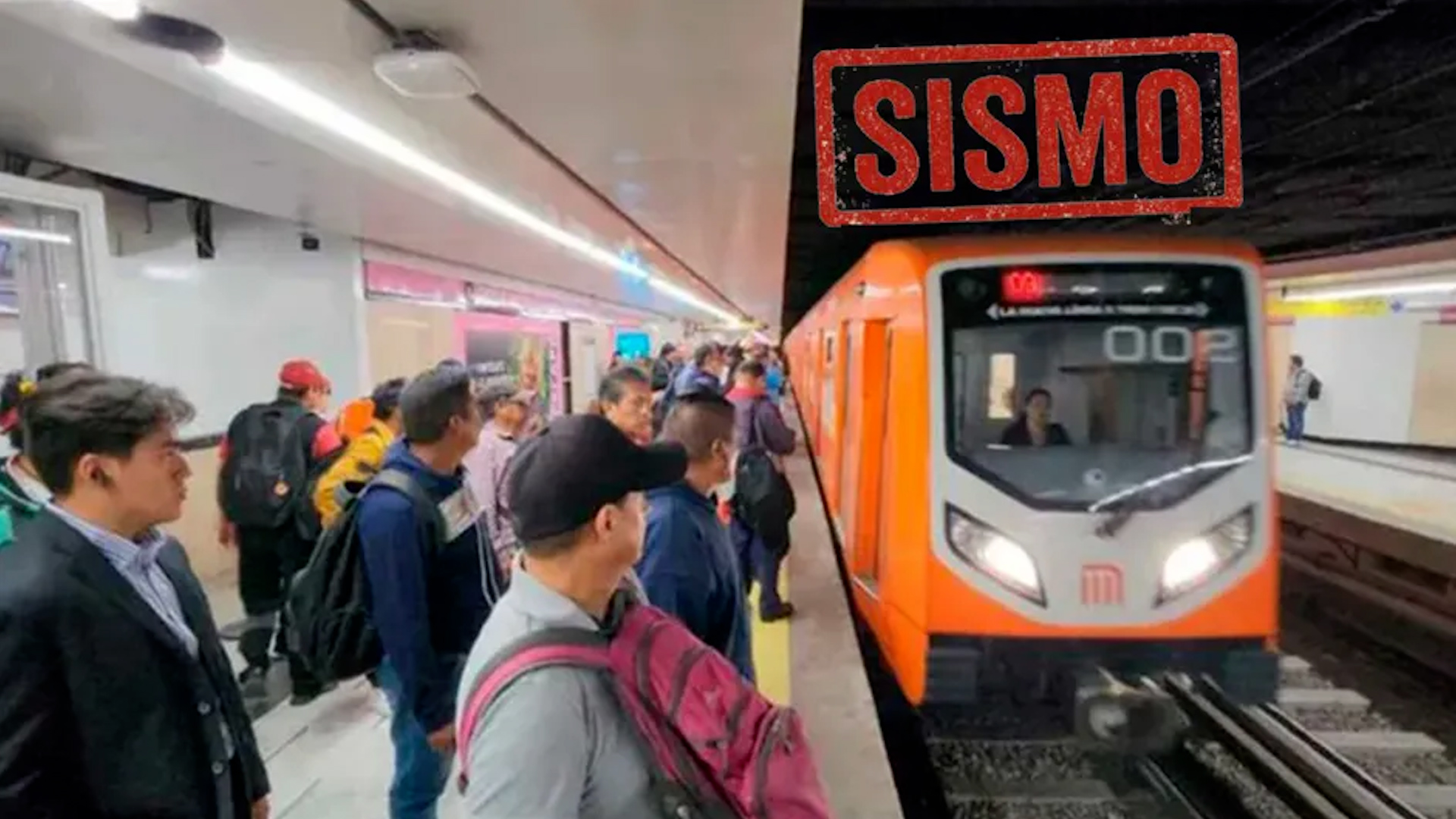 El mandatario aseguró que el metro es uno de los lugares más seguros en caso de sismo.