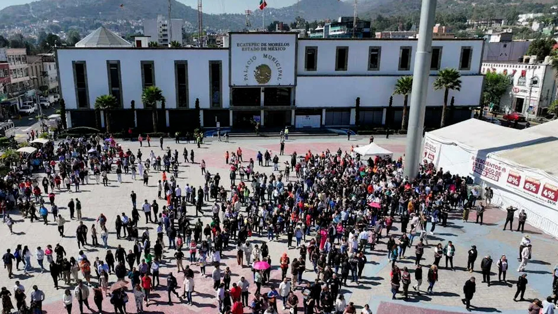 A través de las cámaras de seguridad de la entidad se monitorearon los resultados de esta actividad preventiva.