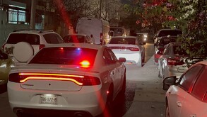 Movilización de policías en Santa Catarina.