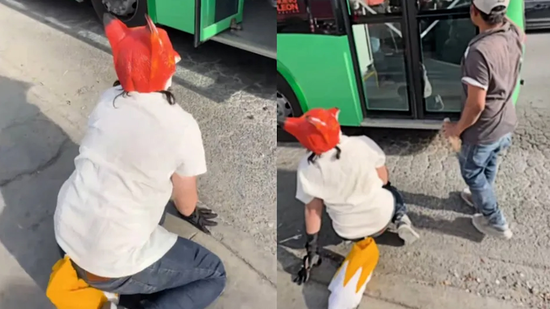 Un chofer de un camión urbano se negó a subir a su unidad a un therian en Nuevo León, situación que fue captada en video y se hizo viral.