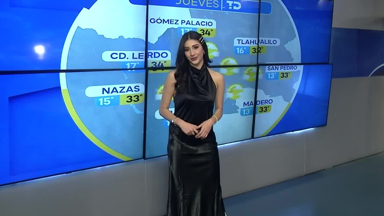 Fanny Ramírez nos da el pronóstico del tiempo en Laguna para este jueves 19 de febrero de 2026.