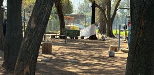 Autoridades capitalinas acordonaron la zona donde asesinaron a El Pato en deportivo de la Venustiano Carranza.