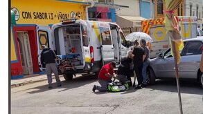 Hombre atropellado en Santiago, Nuevo León recibe atención médica