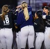 Sultanes Femenil celebrando el triunfo ante Charros.
