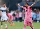 Lionel Messi festejando el título del Inter de Miami en la MLS en 2025 ante Vancouver Whitecaps.