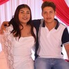 Una mujer y un hombre casados en una boda colectiva de Veracruz.