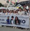 familiares de las víctimas de la balacera en sala de despecho puebla en una manifestación pacífica en la estrella de puebla