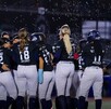 Sultanes Femenil celebrando el triunfo ante Charros.