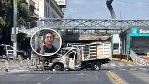 Juan Pablo, estudiante en el centro de Guadalajara, busca alternativas para volver a Zapopan ante el cierre de vialidades y rutas de transporte.