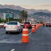 Cierran carril exprés de baja velocidad en avenida Constitución por trabajos de AyD