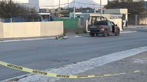 Movilización policiaca en García por ciclista asesinado