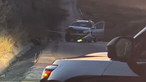 Movilización en Santa Catarina tras choque.