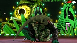 Personaje de Mr. Iguana en WWE 2k26.