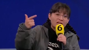 Azuky improvisando en Telediario Matutino CdMx