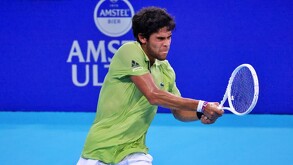 Rodrigo Pacheco en el Abierto Mexicano de Tenis Acapulco 2026.