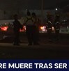 Autoridades acordonando zona de accidente