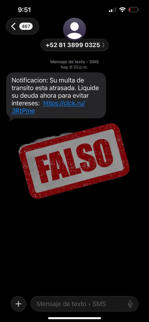 La Dirección de Tránsito y Vialidad de Torreón ha emitido una alerta urgente tras detectar un incremento en los intentos de estafa por infracciones.