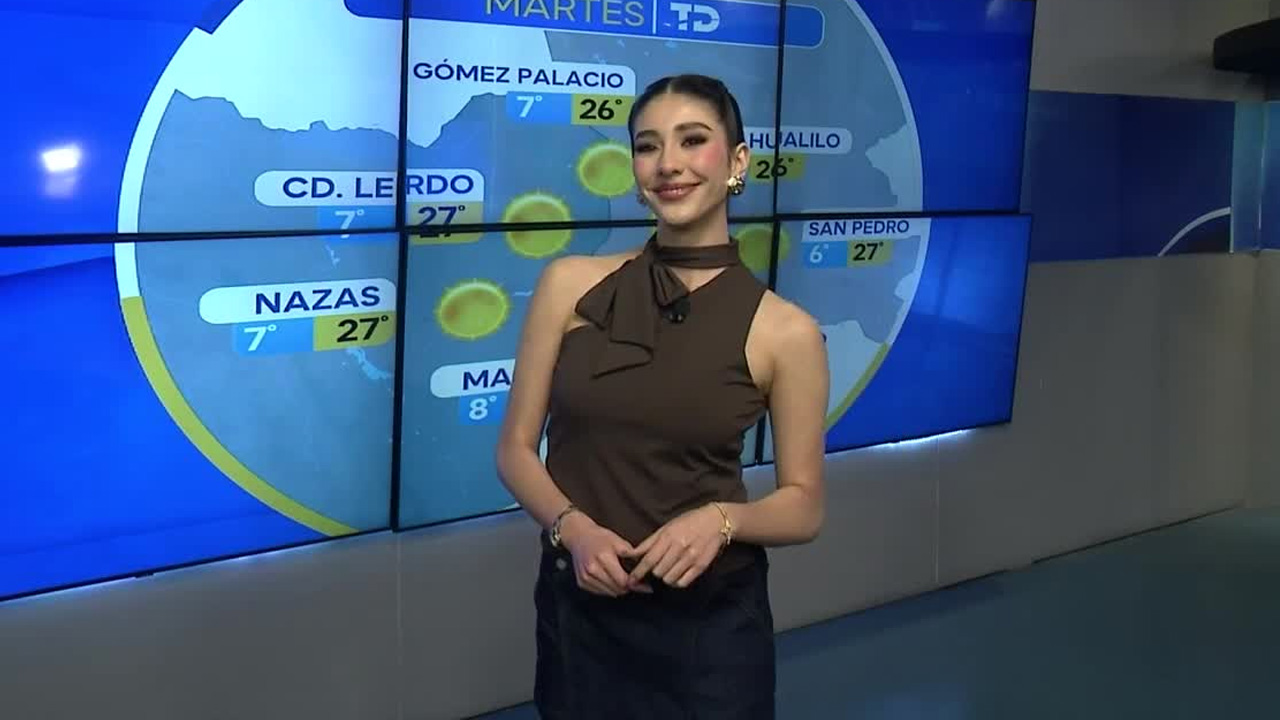 Fanny Ramírez nos da el pronóstico del tiempo en Laguna para este martes 24 de febrero 2026.