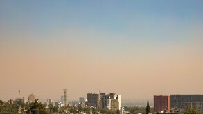 Calidad del aire en la Ciudad de México el 24 de febrero de 2026.