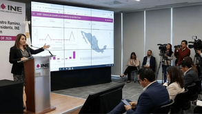 Consejera Presidenta del INE Nuevo León, Olga Alicia Castro Ramírez, presenta SICEE