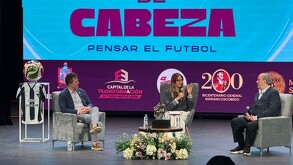 'Tato' Noriega y Roberto Gómez Junco presenten en el Festival Goles de Cabeza.