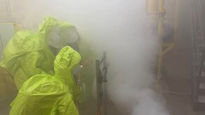 Al menos 15 personas resultaron intoxicadas tras registrarse una fuga de amoniaco en un rancho agrícola dedicado al cultivo de brócoli, en Dolores Hidalgo.