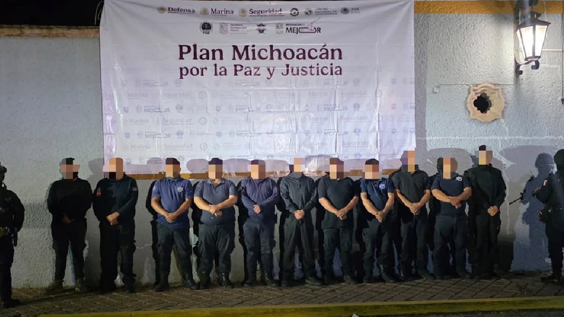 Entre los detenidos se encuentra el director de la SSP municipal, quienes operaban al servicio del Cártel Jalisco Nueva Generación.