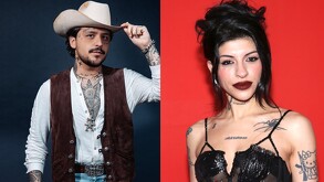 Christian Nodal y Cazzu.