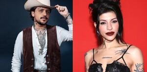 Christian Nodal y Cazzu.