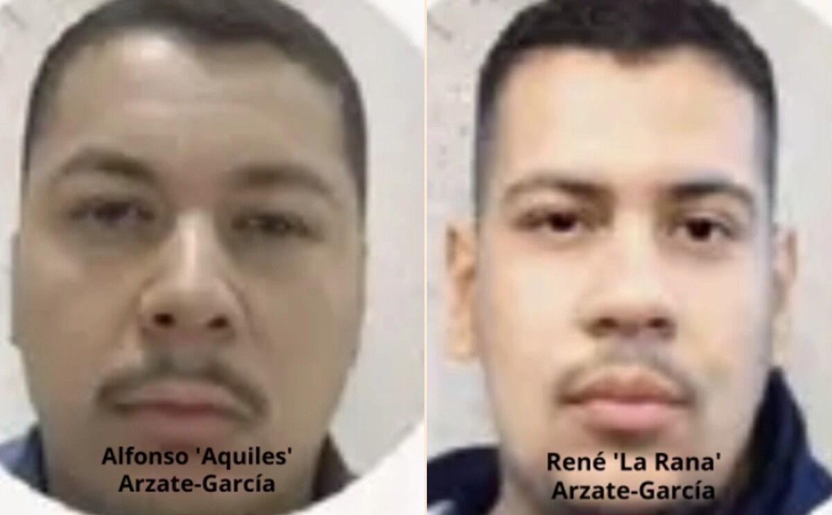 Hermanos Arzate, buscados por el gobierno de Estados Unidos por su participación en el Cartel de Sinaloa.