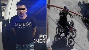 Ladrón muerto en Apodaca.