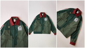 Técnica patchwork de chamarra Adidas especial para Samuel García y Luis Donaldo Colosio.