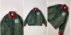 Técnica patchwork de chamarra Adidas especial para Samuel García y Luis Donaldo Colosio.