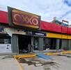 Oxxo incendiado en Los Reyes La Paz